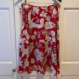 Patterned midi skirt - Express - Size 4 - Never worn